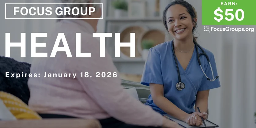Health Focus Group - $50 - $50 - 12/19/2025