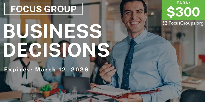 Business Decisions Study for Business Pros - $300 - $300 - 02/23/2026