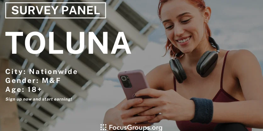 Toluna Influencers: Exclusive Access and Earnings! - Varies - 04/01/2025