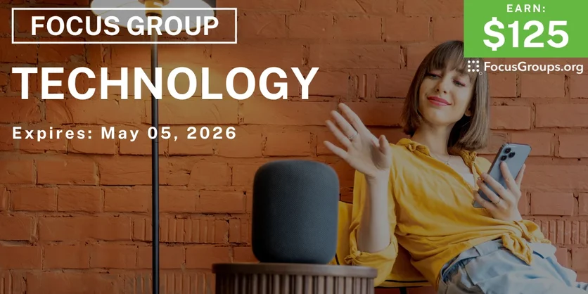 Technology Focus Group - $125 - $125 - 04/15/2026