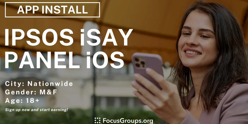Ipsos iSay Panel for iOS - Varies - 03/07/2025