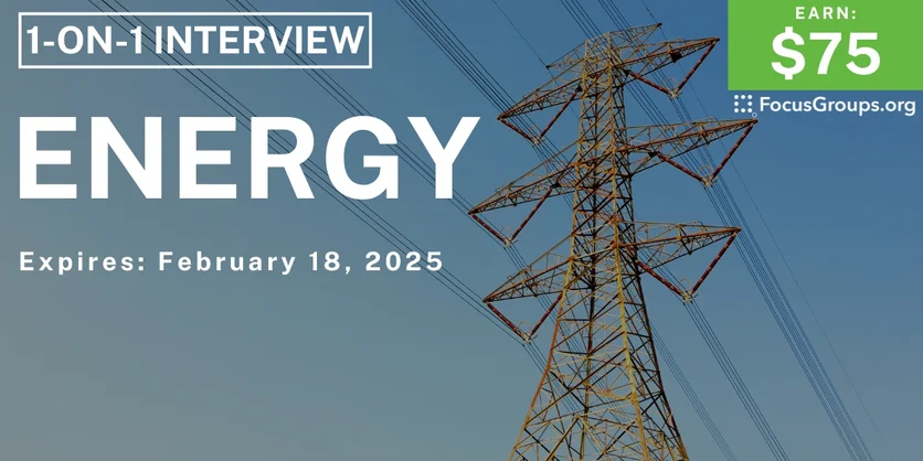 Research Study on Energy - $75 - 02/14/2025