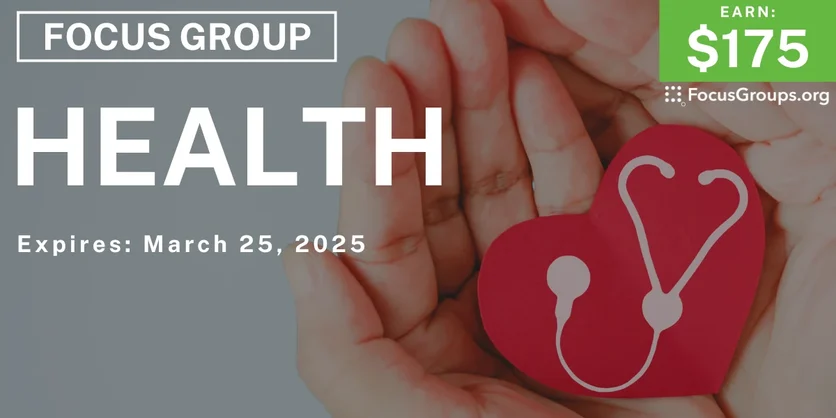Focus Group in Connecticut on Health - $175 - 03/12/2025
