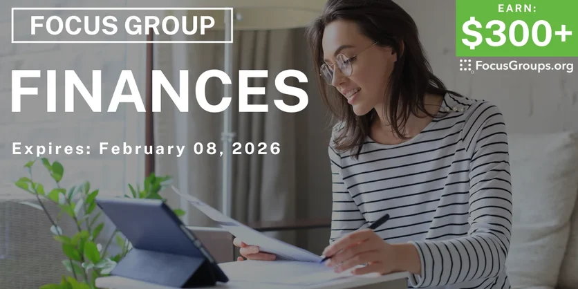 Focus Group in NYC on Finances - $300+ - $300-$500 - 01/07/2026