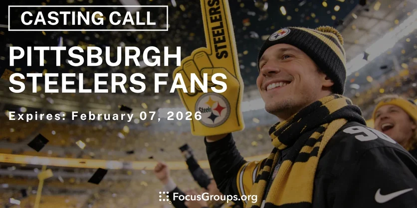 Pittsburgh Steelers Fan Casting for Documentary - TBD - 01/08/2026