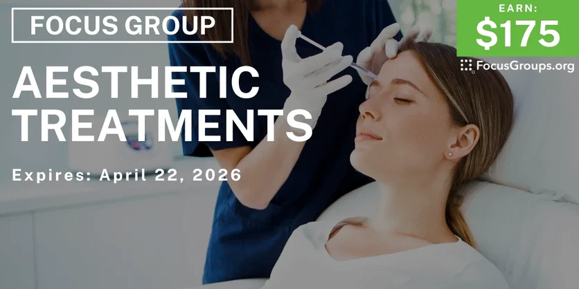 Aesthetic Treatment Study for Chicago Women - $175 - $175 - 04/02/2026