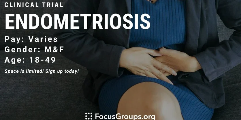 Clinical Trial on Endometriosis in AL, AZ, CO, GA, ID, IN, FL - TBD - 06/22/2023