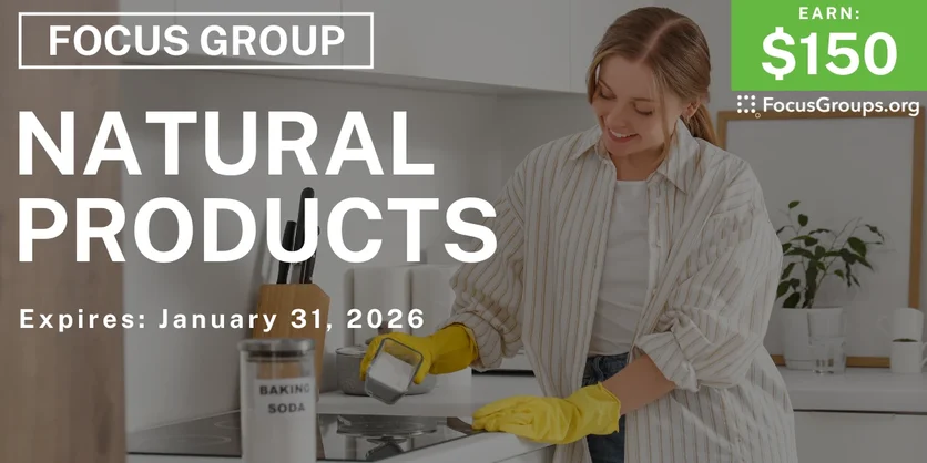 Natural Product Study in Cincinnati - $150 - $150 - 01/19/2026