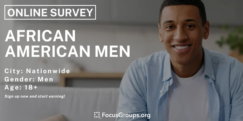 YouGov Reasearch for African American Men - $3.25 - 10/03/2024