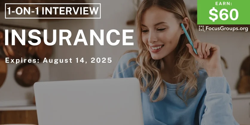 Research Study on Insurance - $60 - $60 - 08/07/2025