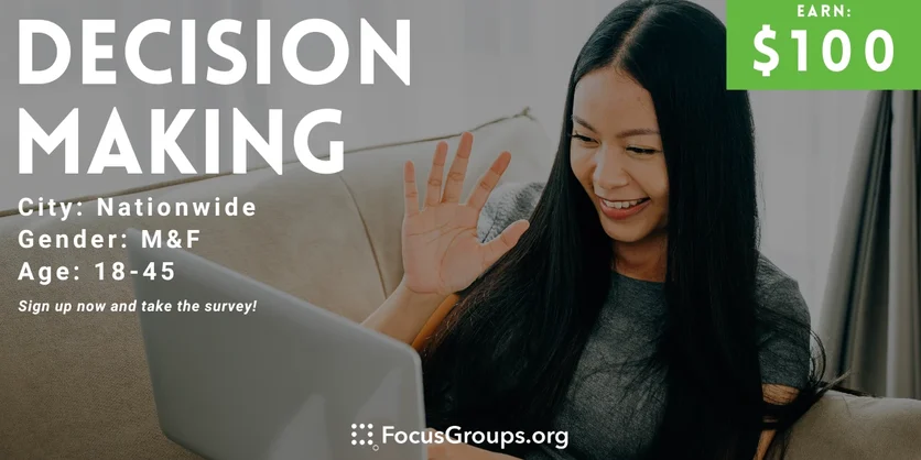 Interview on Decision Making - $100 - 01/24/2024