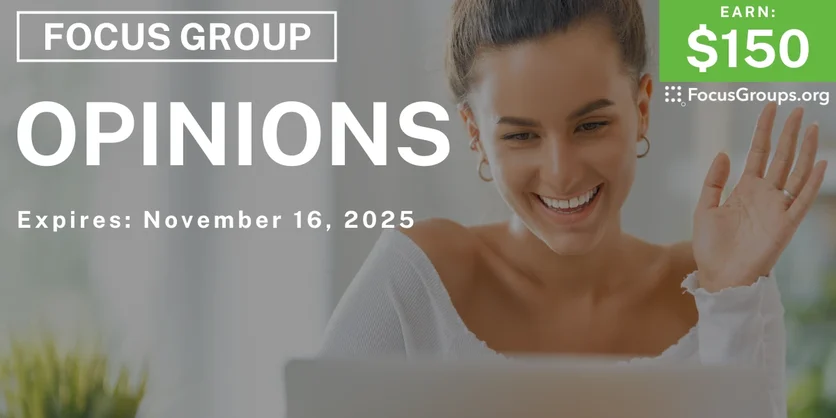 Focus Group for Women in Florida on Opinions - $150 - $150 - 10/20/2025