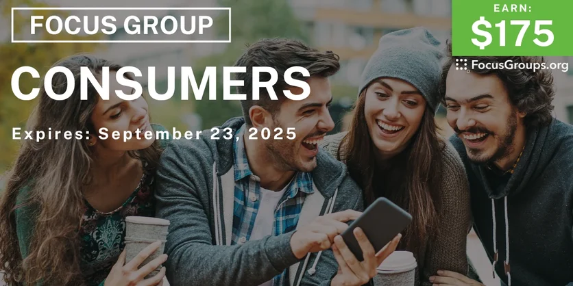 Focus Group in Seattle for Consumers - $175 - $175 - 08/15/2025