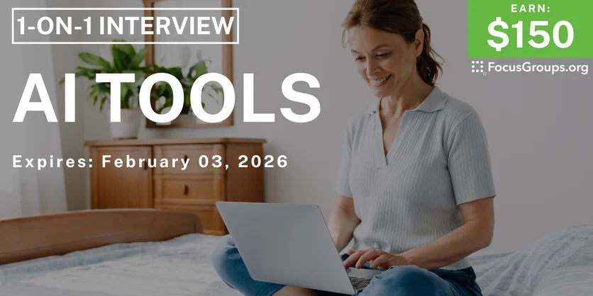 Research Study on AI Tools - $150 - $150 - 01/30/2026