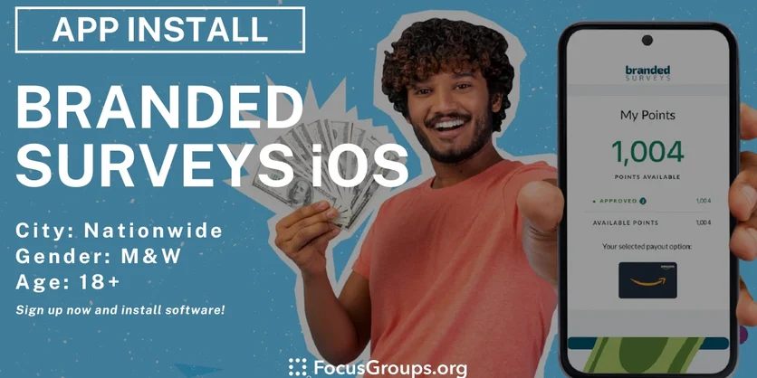 Branded Surveys for iOS - No Approval, Just Opinions! - Varies - 04/10/2025