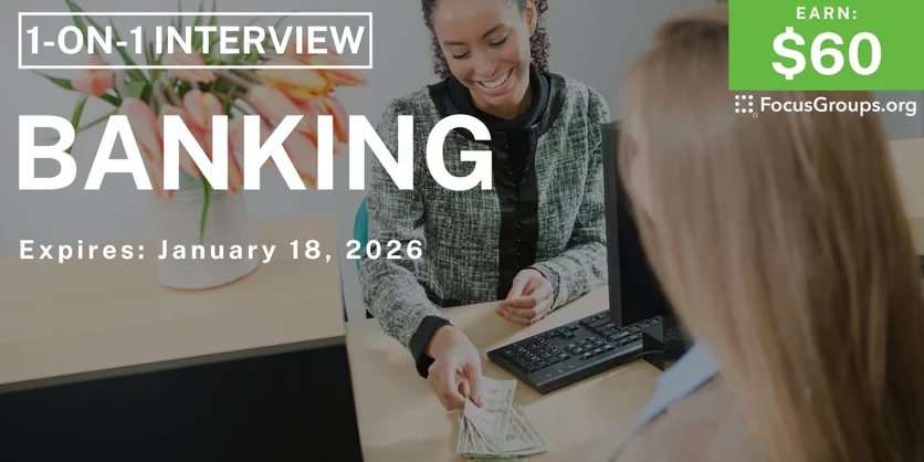 Research Study on Banking - $60 - $60 - 01/15/2026