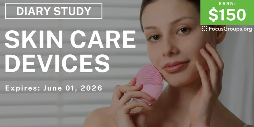 Research Study on Skincare Devices - $150 - $150 - 05/19/2026