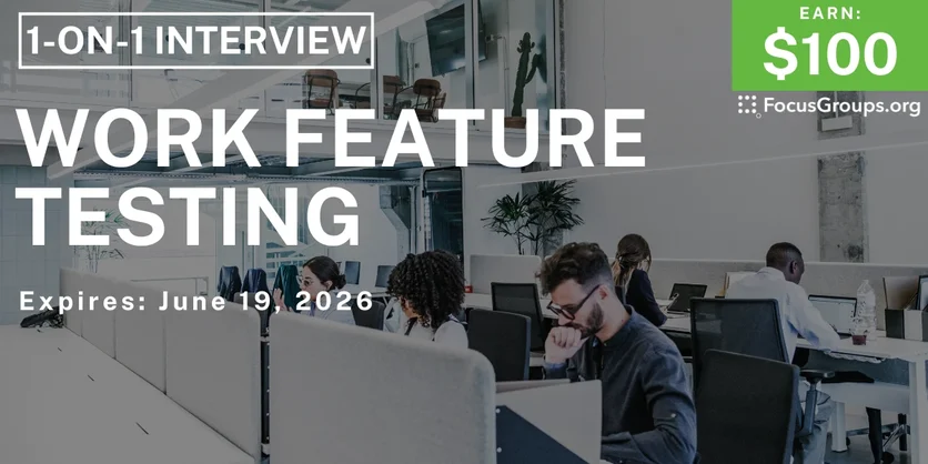 Work feature testing research study