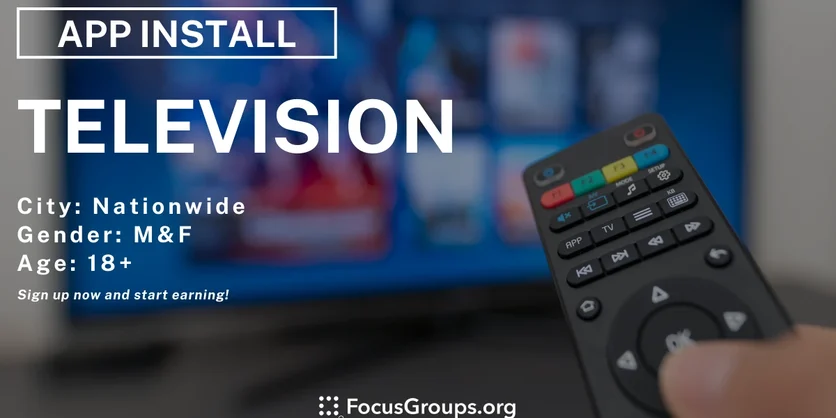 Research Study about TV - Varies - 04/23/2025