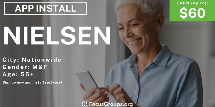 Nielsen Computer & Mobile Panel for Seniors - up to $60 - 06/11/2025