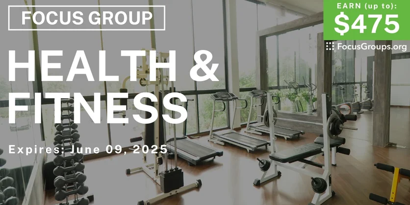 Focus Group in Austin on Health & Fitness - up to $475 - 05/28/2025