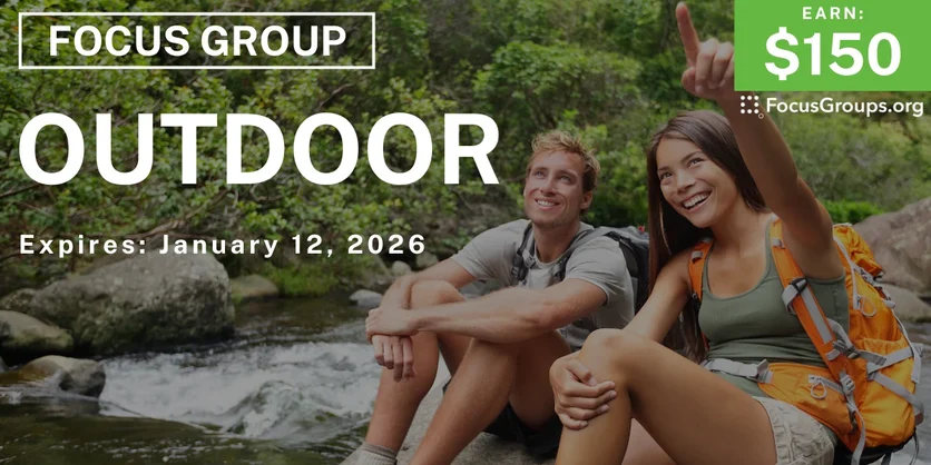 Seattle Outdoor Research Study - $150 - $150 - 12/22/2025