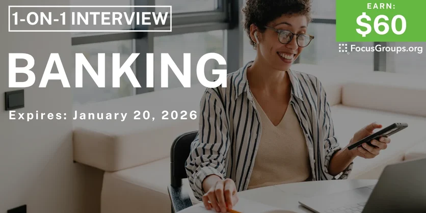 Research Study on Banking - $60 - $60 - 01/19/2026