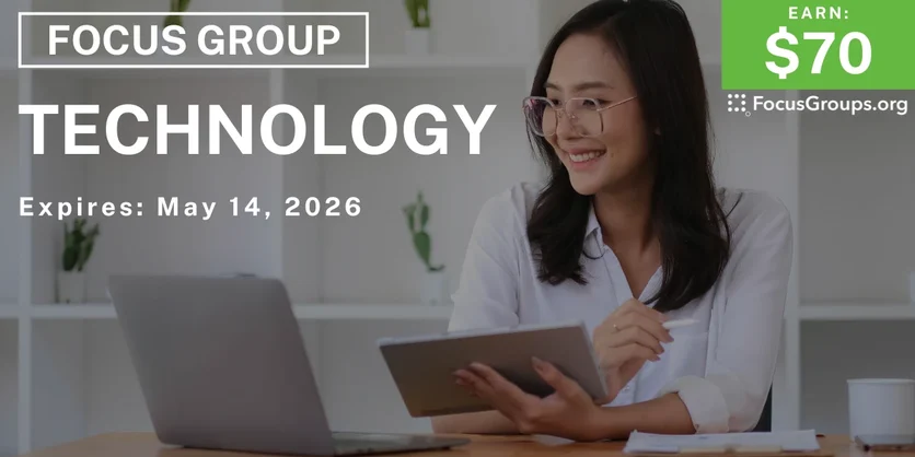 Research Study on Technology - $70 - $70 - 05/05/2026