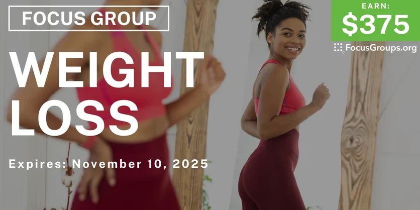 Focus Group in NYC on Weight Loss - $375 - $375 - 10/29/2025