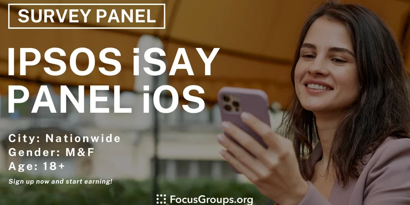 Ipsos iSay Panel for iOS - Varies - 03/07/2025