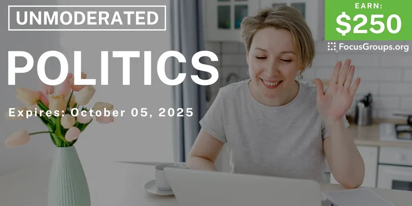 Research Study on Politics - $250 - $250 - 09/17/2025