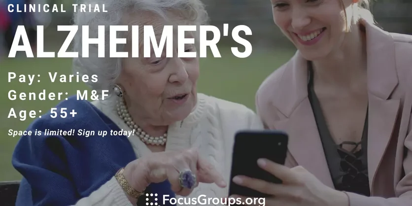 Clinical Trial on Alzheimer's (DMS) - TBD - 01/25/2019