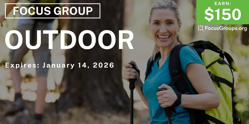 Boston Outdoor Research Study - $150 - $150 - 12/22/2025