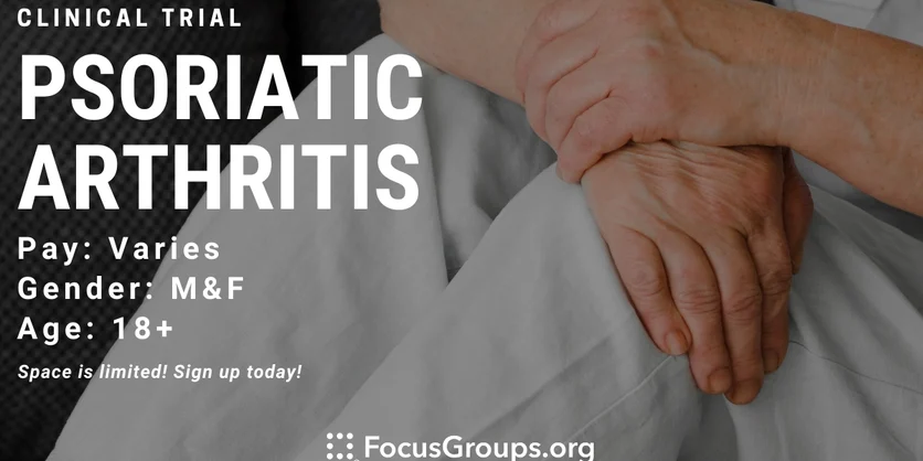 Clinical Trial on Psoriatic Arthritis - TBD - 06/22/2023