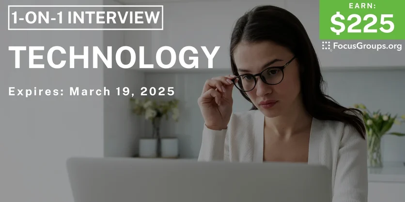 Research Study for Low-Vision Users in Seattle on Technology - $225 - 03/10/2025