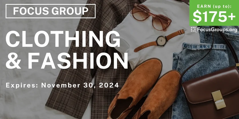 Focus Group for Women in NYC on Clothing & Fashion - up to $175+ - 05/07/2024