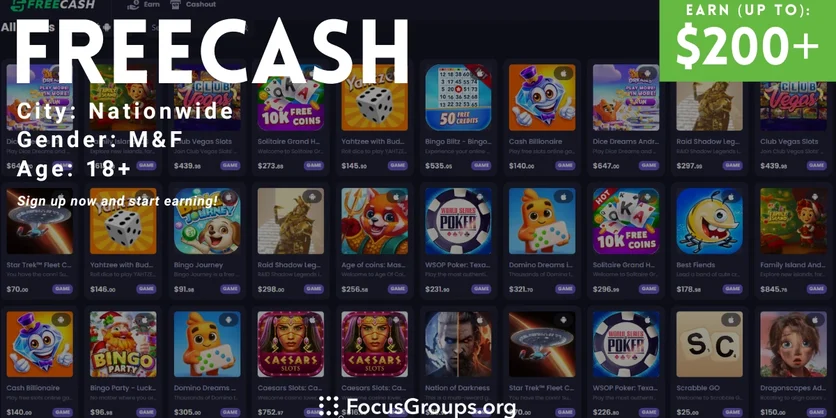 FreeCash Rewards & Surveys - up to $200+ - 02/06/2024