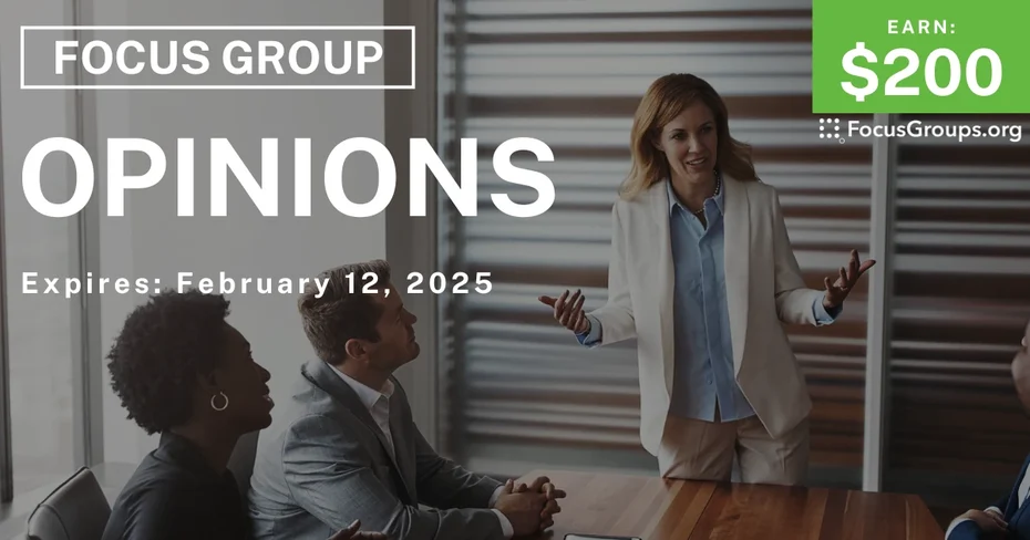 Focus Group in Denver on Opinions