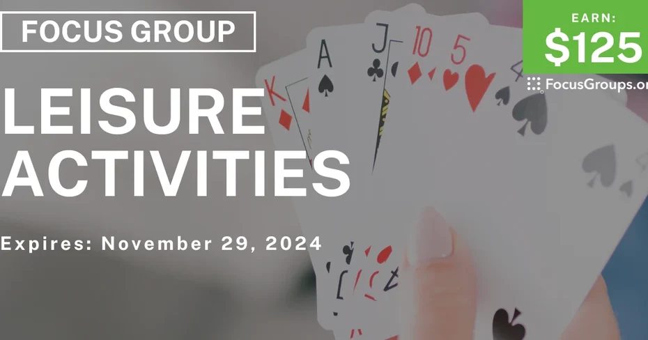 Focus Group on Leisure Activities
