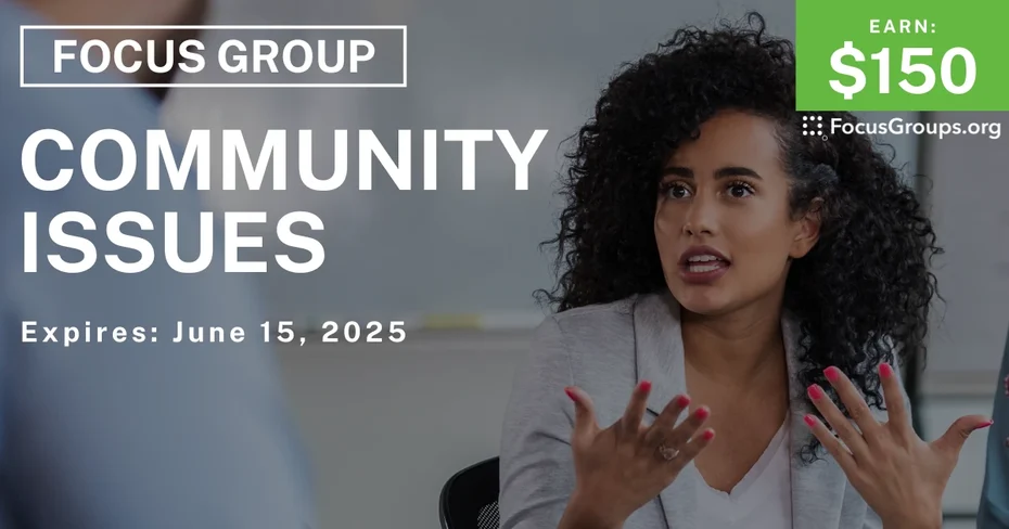 Focus Group for Women in Denver on Community Issues