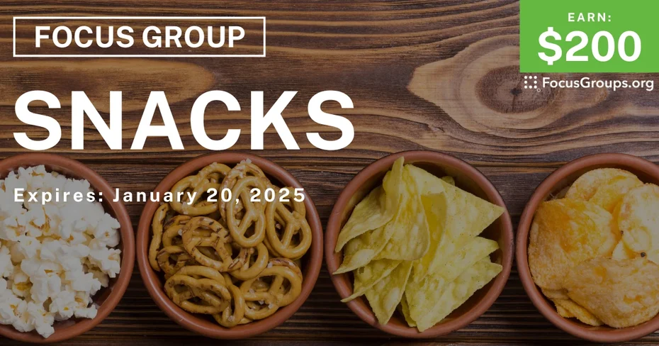 Focus Group on Snacks