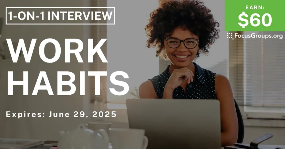 Research Study on Work Habits