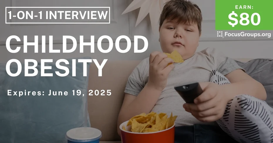 Research Study for Parents on Childhood Obesity