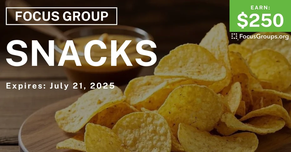 Focus Group in LA on Snacks