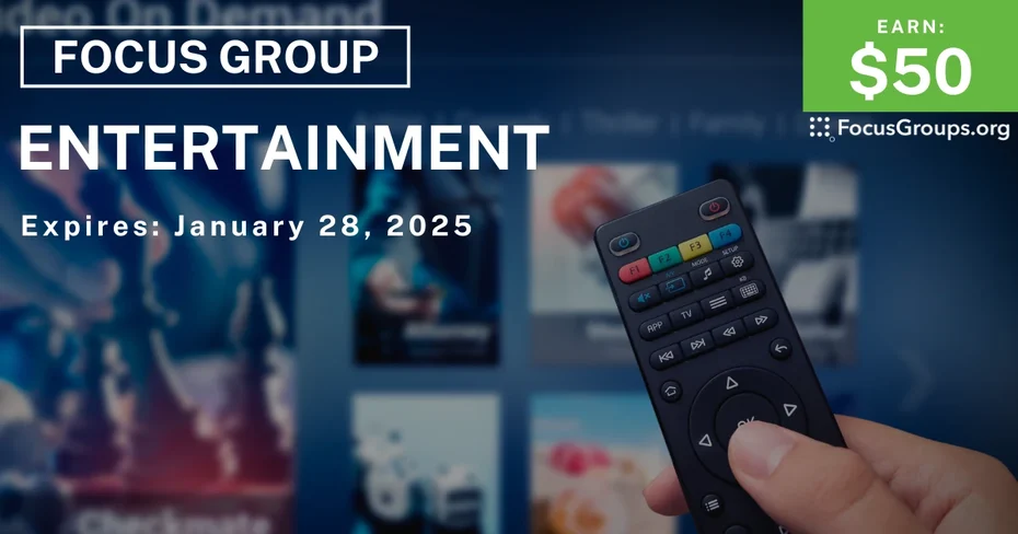 Focus Group on Entertainment