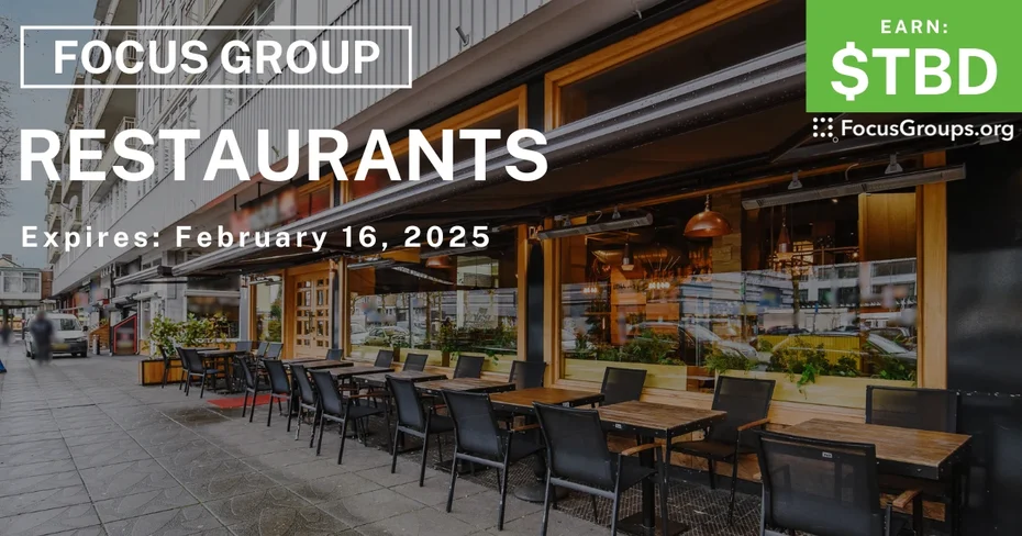 Focus Group in Raleigh on Restaurants