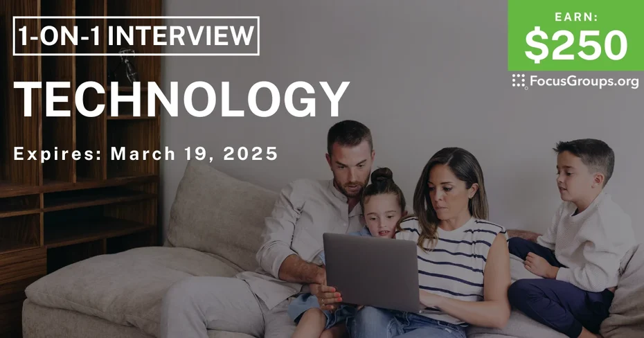 Research Study in SF for Parents & Kids on Technology