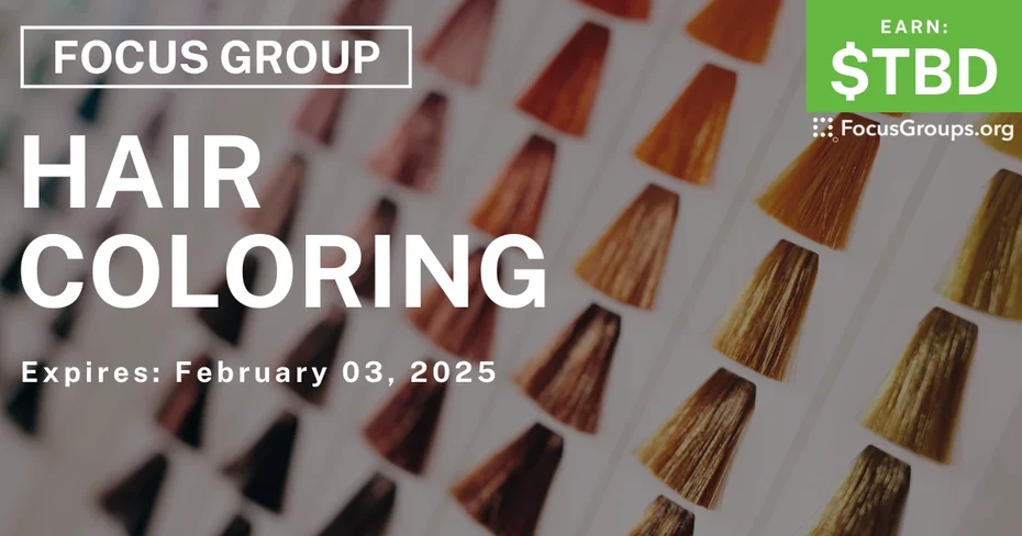Focus Group in NYC on Hair Coloring
