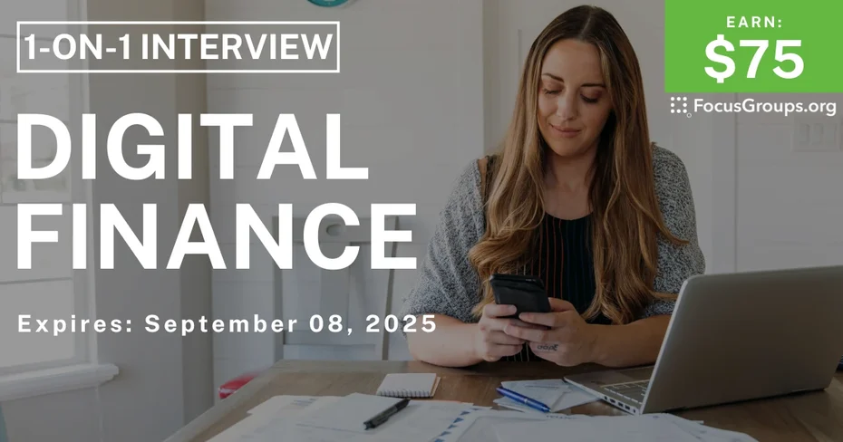 Research Study on Digital Finance - $75