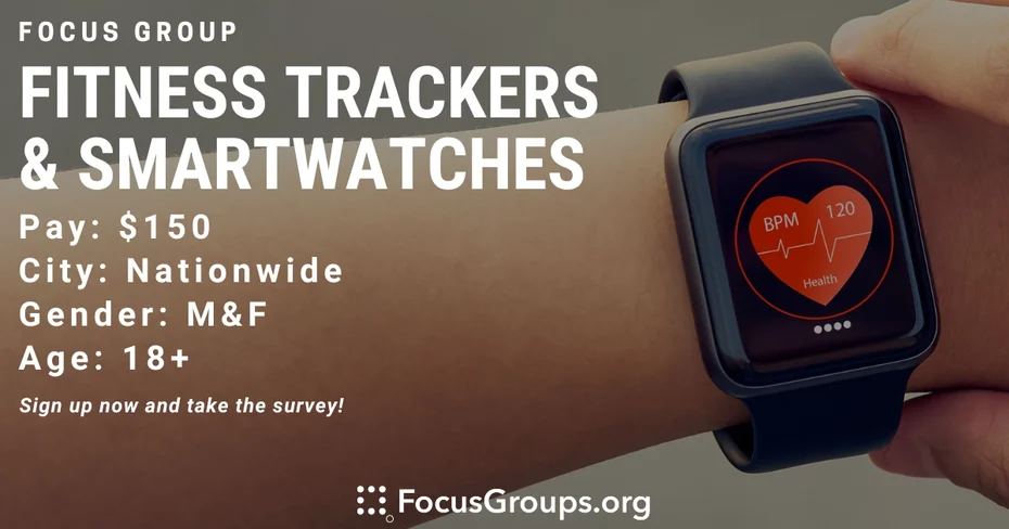 Focus Group on Fitness Trackers & Smartwatches